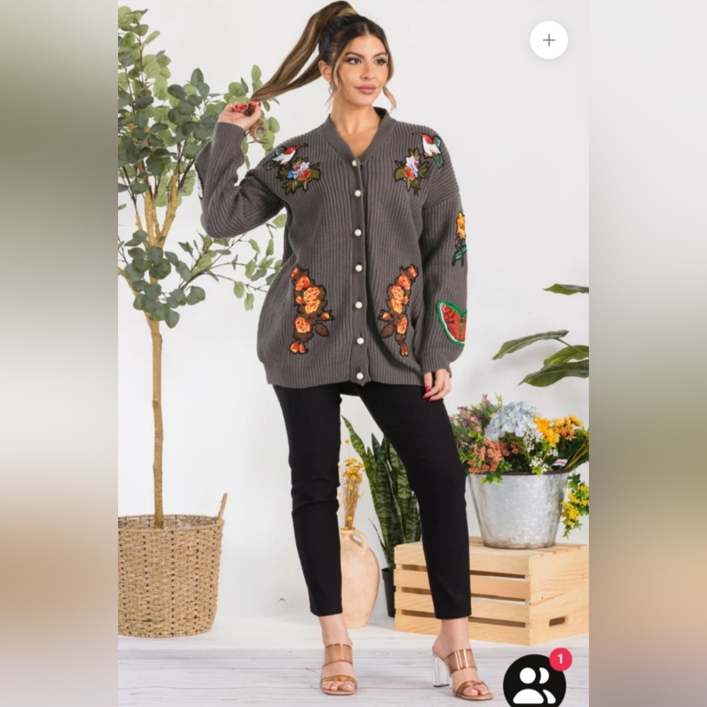 Patchwork Cardigan - image 2